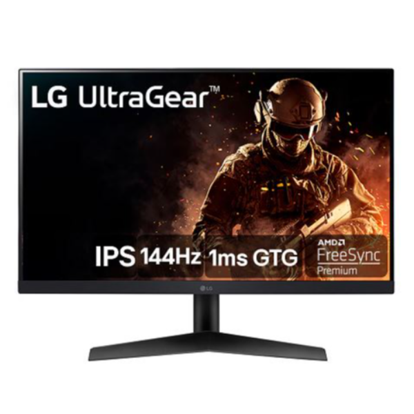 MONITOR 24" LG 24GN60R-B ULTRAGEAR FHD IPS HDMI/DP 144HZ