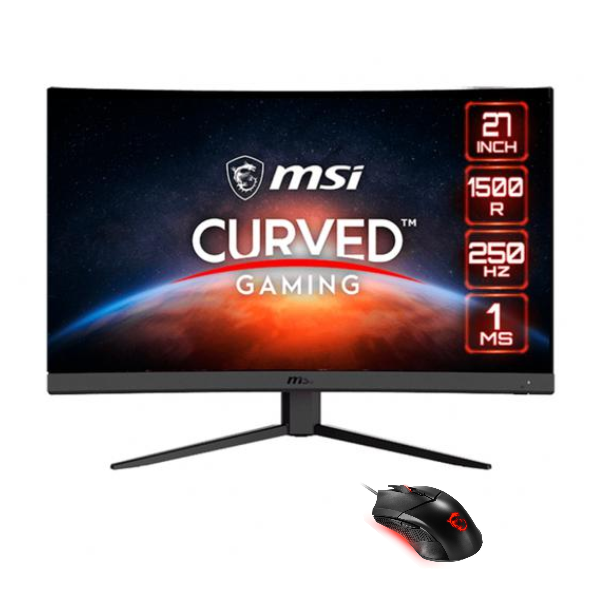 MONITOR 27" MSI OPTIX G27C4X CURVED 1MS 250HZ + MOUSE