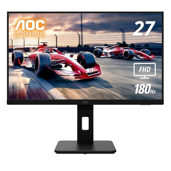 MONITOR 27" AOC 27G15 GAMING FLAT FHD 180HZ 1MS HDMI/DP